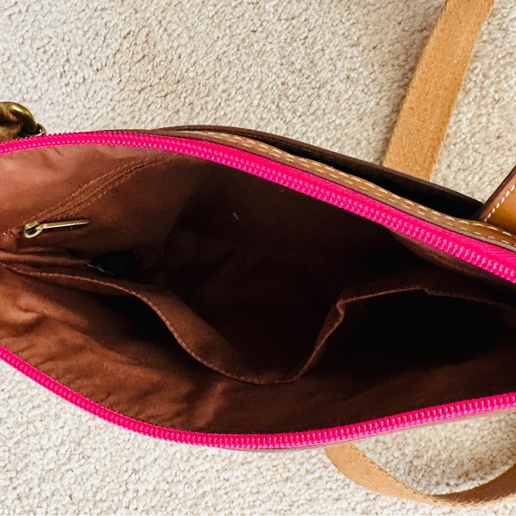 Fossil Saddle Bag Cross Body Purse - Picture 5 of 7